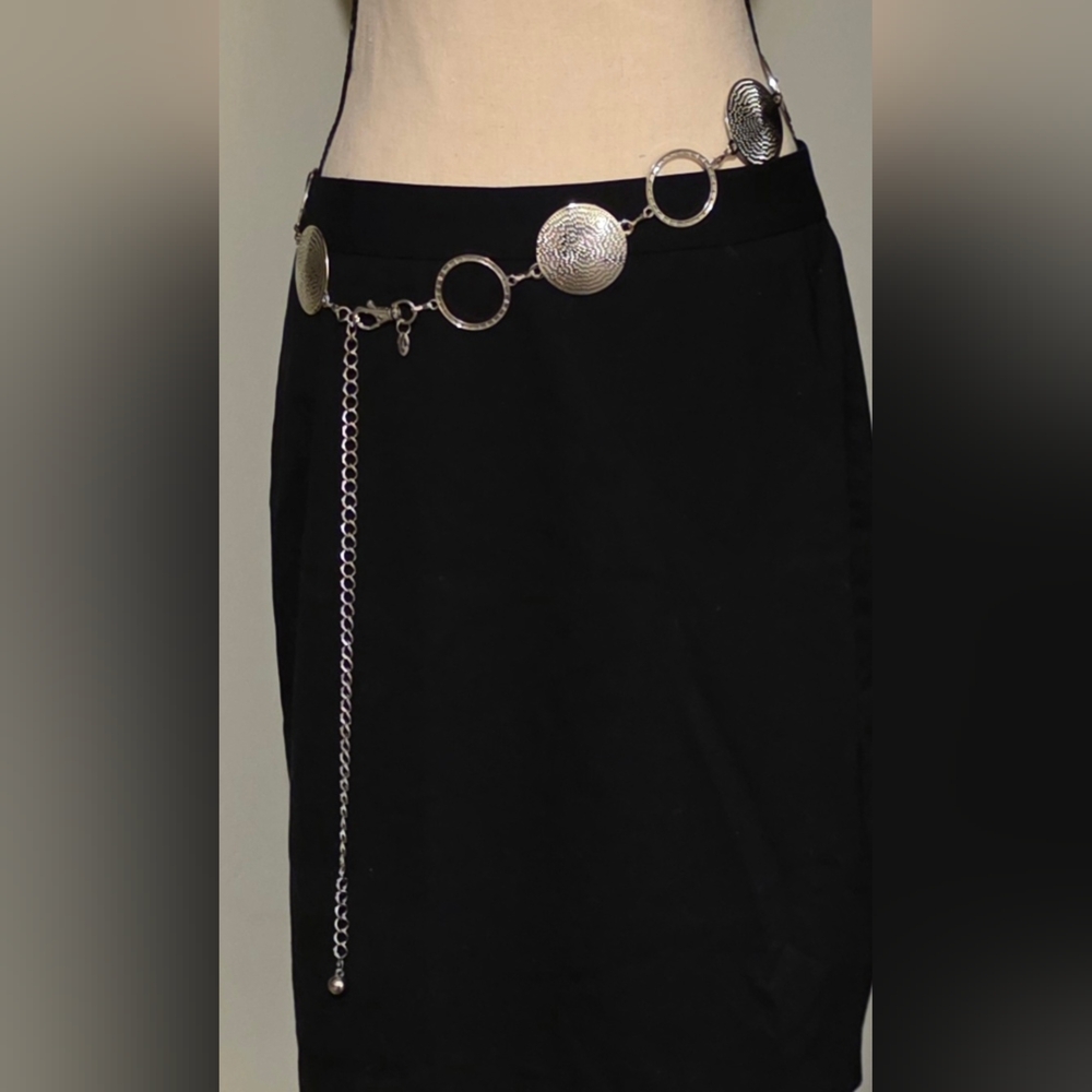Waist Chain Silver-tone 46" Long Adjustable